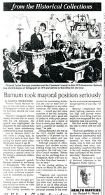 Barnum took mayoral position seriously