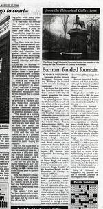 Barnum funded fountain