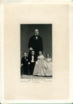 P. T. Barnum with Mr. and Mrs. Gen. Tom Thumb, Comm. Nutt and Minnie Warren