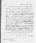 Jonathan Trumbull, Jr. correspondence with federal government, 1797-1799