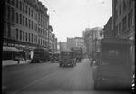Main Street, Hartford, circa 1928, storefronts, cars and trucks