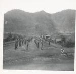 Morning roll call,32,"Korea, area of 38th parallel",,unknown,unknown,"Morning roll call;Korea, area of 38th parallel;; unknown; Photograph by unknown"