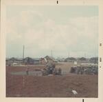 155 Towed Artillery Piece; Hill 55 Near Da Nang, Vietnam; 1969; Photographed by Baldwin, Raymond G.