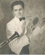 Steven Belonick Band Leader for seven member orchestra; 1947