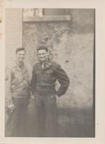 Joseph F. Borriello and John Carroll; Pont-a-Mousson, France; March 1945
