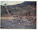 View from the top of the rock quarry in Bao Loc, RVN. 1969. Photographed by John E. Boss Jr.