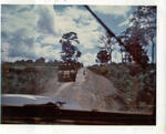 Highway work with earth movers near Bao Loc, RVN. 1969. Photographed by John E. Boss Jr.