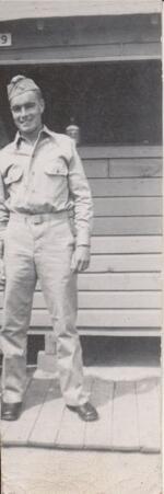 Joseph W. Braun in uniform;  1941-1945