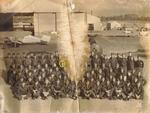 Class 44-E Primary Flight School. Frederick Bruening circled in yellow and the rest are unknown; Orangeburg, South Carolina; November 1943-January 1944