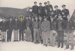 P 63 Pilots Bell factory, Frederick Bruening circled in yellow and the rest unknown; Buffalo, New York; 1944