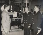 18th Fuel School: Unknown, Robert Bruening, and Lt. John F. McMahon Jr.; December 3 1952; Photographed by Adam Wood