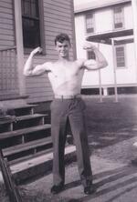 Lawrence Busha in Camp Lejeune, NC in August of 1944