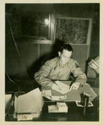 Lt. Col. WM. W. Beverley Commanding 423rd armored F.A. B.N. Camp Gordon, GA. 1943