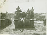 L to R:  Tackett, Wasivk ,Garland Camp Gordon, GA 1944