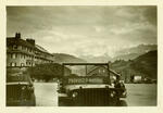 View of Garmisch-Partenkirchen, Germany, with Alps in Background July, 1945