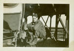 Normand Henry Carleton on board USS Mount Vernon Somewhere in the North Atlantic on way back to USA December, 1945