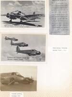 Photos of the Beechcraft A-10 Trainer that Thornton Carlough trained in at George Field, Illinois, October 1943.