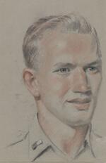 Thornton Carlough, drawn by a Red Cross volunteer, Italy, 1944.