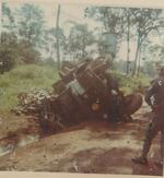Overturned Ammo truck; Quan Loi; 08/1968