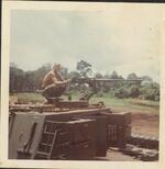 Carlson with 50 caliber. ; Loc Ninh; 10/1968