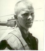 Kent Alan Carlson Carlson on flight line South Vietnam