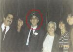 George Cartsounis (circled) with his family