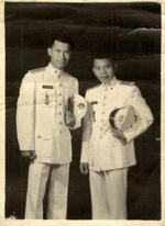 Somchit Vongsavanh, Pout Chamleunsouk; graduation from officer training; Sayaboury, Laos; January 1, 1941
