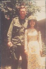 Chapman and his wife; Vietnam; Philip H. Chapman, Mai Chapman;  1966-1967;  Photograph by unknown