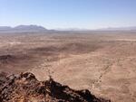 Climbing to the top of Baker Peaks; Baker Peaks, Yuma County, AZ; April, 2013; Photographed by Owen Cornish