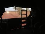 Riding in the back of a 7-ton Truck; Northern Territory, Australia; July, 2015; Photographed by Owen Cornish
