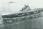 USS Wasp at sea; 1942