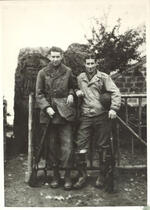 L to R: Norman Dillon and John Dillon, Belgium, 1945.