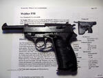 Photo of a Walther P38 sidearm taken from a captured German Officer, by John Dillon, in 1945.