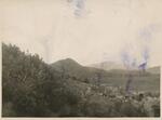 Jackson Heights, Chinese territory, taken from hill 270 in Churwon Valley;Korea;; 1953; Photograph by Unknown