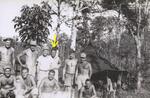 169th Infantry Division Higgins, John identified with arrow, New Georgia Island, 1943