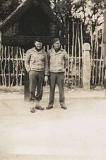 Lt. John J. Higgins and Sgt. Lafleur Rotarura, New Zealand, May 30, 1944