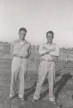 Bob Brault and Ralph Putnam, Warkworth, New Zealand, During WWII