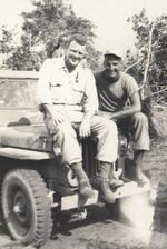 Lt. John J. Higgins and childhood friend, Cpt. Joseph Deutsch, New Guinea, 1944