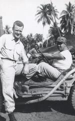 Lt. John J. Higgins and Sgt. Ray Riendeau, New Guinea, 1944