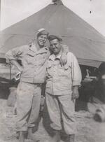 George Mackie and Ray Riendeau, New Guinea, 1944