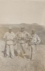 Soldiers in the hills north of Clark field, Luzon, Philippines, 1945