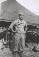 Staff Sergeant George Mackie 3rd Battalion, 169th Infantry S4 section, Luzon, Philippines, 1945