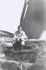 First Lieutenant John J. Higgins, on occupational duty, Kumaguya, Japan, 1945