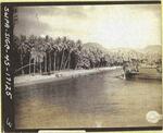 1st Battalion, 164th Infantry going ashore; Looc, Negros Oriental, Philippines; April 25, 1945; photograph taken by the U.S. Army Signal Corps