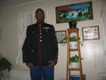 Southington, CT, 10/2006 LCPL Ismail getting ready for Marine Corp Ball