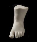 Physical object: Replica Foot of Charles S. Stratton (Gen. Tom Thumb) (front view)