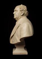 Sculpture: Bust of P. T. Barnum by Thomas Ball (profile view 1)