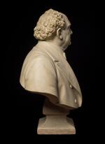 Sculpture: Bust of P. T. Barnum by Thomas Ball (profile view 2)