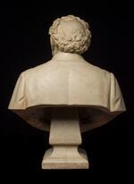 Sculpture: Bust of P. T. Barnum by Thomas Ball (rear view)